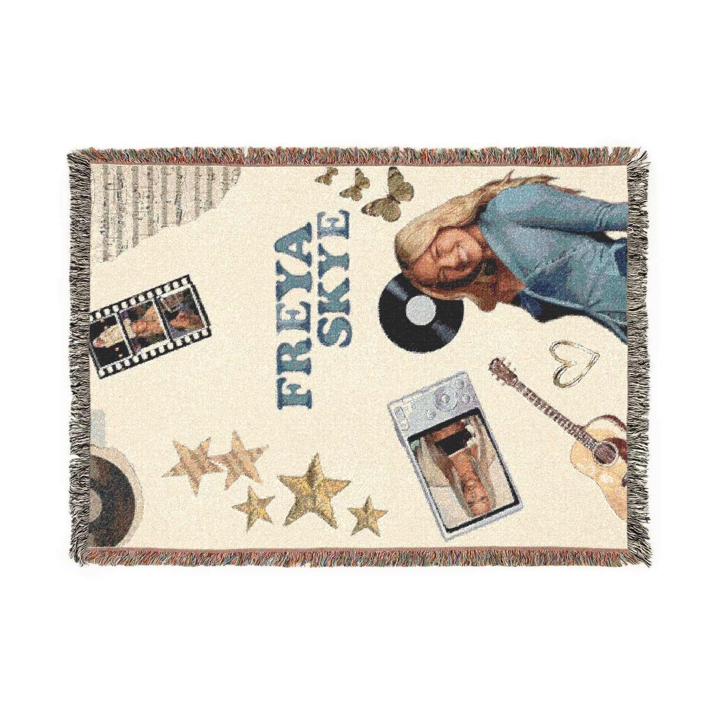 Freya Skye Woven Blanket (U.S) ✨💙